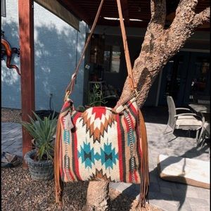 Espuela design co saddle blanket bag western purse